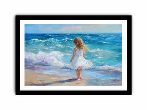 Infinite Azure Dreams Art Print