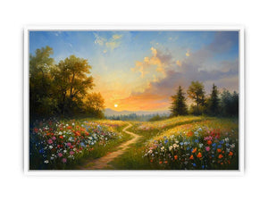 Golden Serenity Framed Print