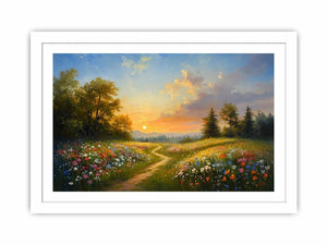 Golden Serenity Streched canvas