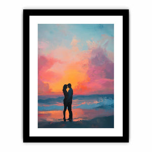 Beach Hug Art Print