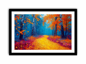 Crimson Embrace Art Print
