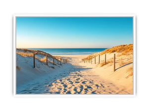 Golden Sands Passage Framed Print