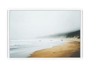 Beach Embrace Framed Print