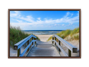 Whispering Beach Path Poster