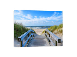 Whispering Beach Path Canvas Print