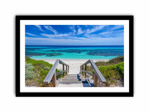 Stairway To Beach Art Print