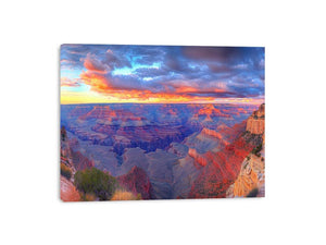 Grand canyon sunset landscape artwork for modern living room