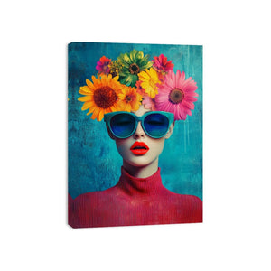 Crowned In Bloom Canvas Print