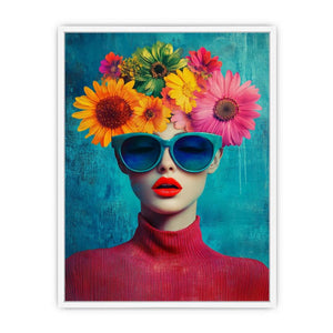 Crowned In Bloom Framed Print