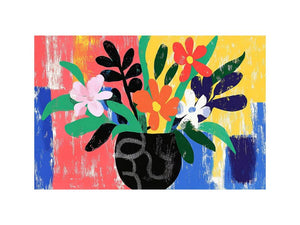 Matissee Inspired Bunch Of Flowers