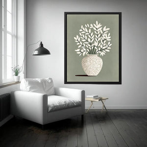 White vase