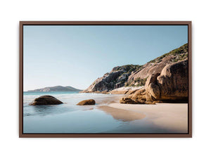 Granite Shore Calm premium wall art for modern living room decor