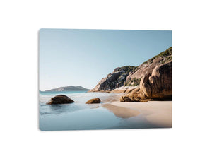Granite Shore Calm premium wall art for modern living room decor