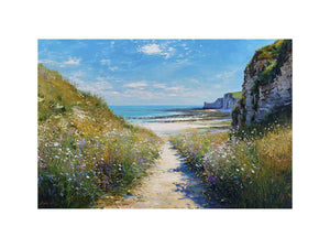 Wildflower Walk by the Sea
