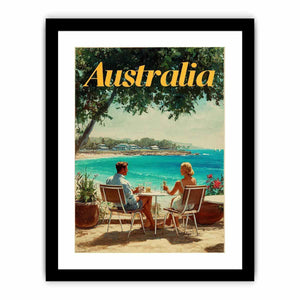 Australian Riviera coastal artwork for modern living room decor