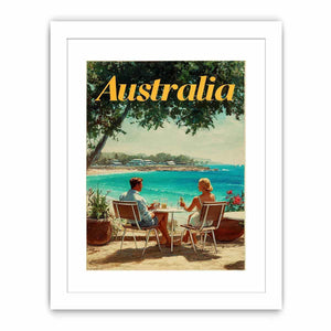 Australian Riviera coastal artwork for modern living room decor