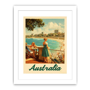 Bondi Terrace Light coastal artwork for modern living room decor
