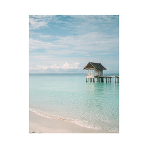 Still Water Retreat coastal artwork for modern living room decor