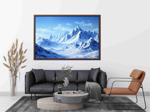 Himalayas Snow Painting