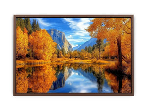 Golden Valley Reflection artwork for modern living room decor