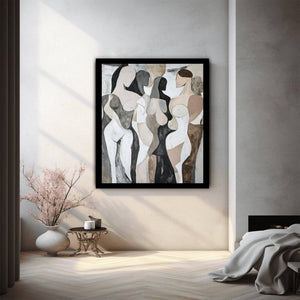 Gathered Forms artwork for modern living room decor
