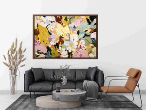 Decorative artwork for modern living room and luxury interior styling