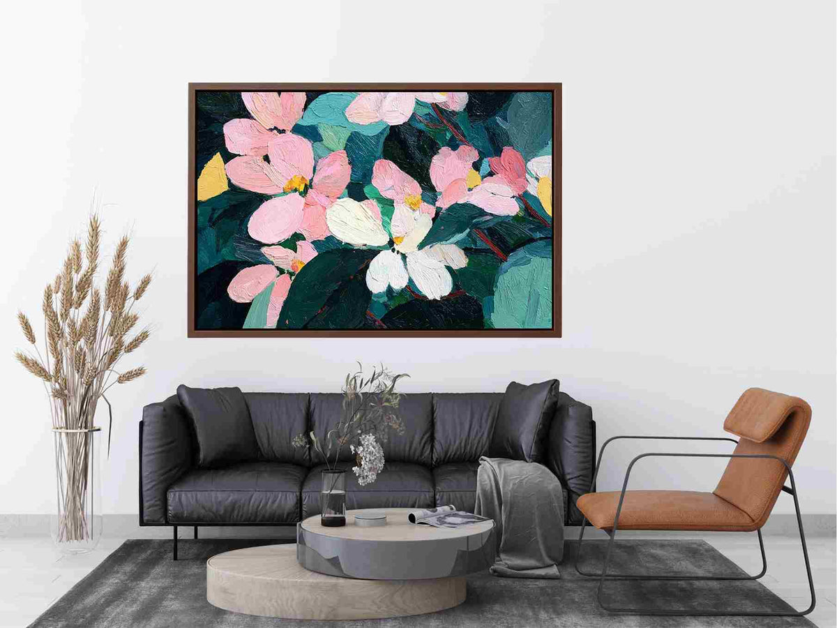 Decorative artwork for modern living room and luxury interior styling