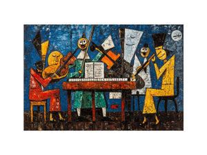Jazz Table Ensemble artwork for modern living room decor