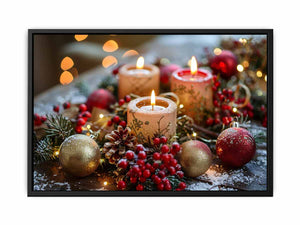 Christmas Candles Painting