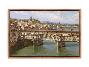 Ponte Vecchio Florence by Antonietta Brandeis Poster