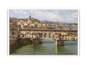 Ponte Vecchio Florence by Antonietta Brandeis Framed Print