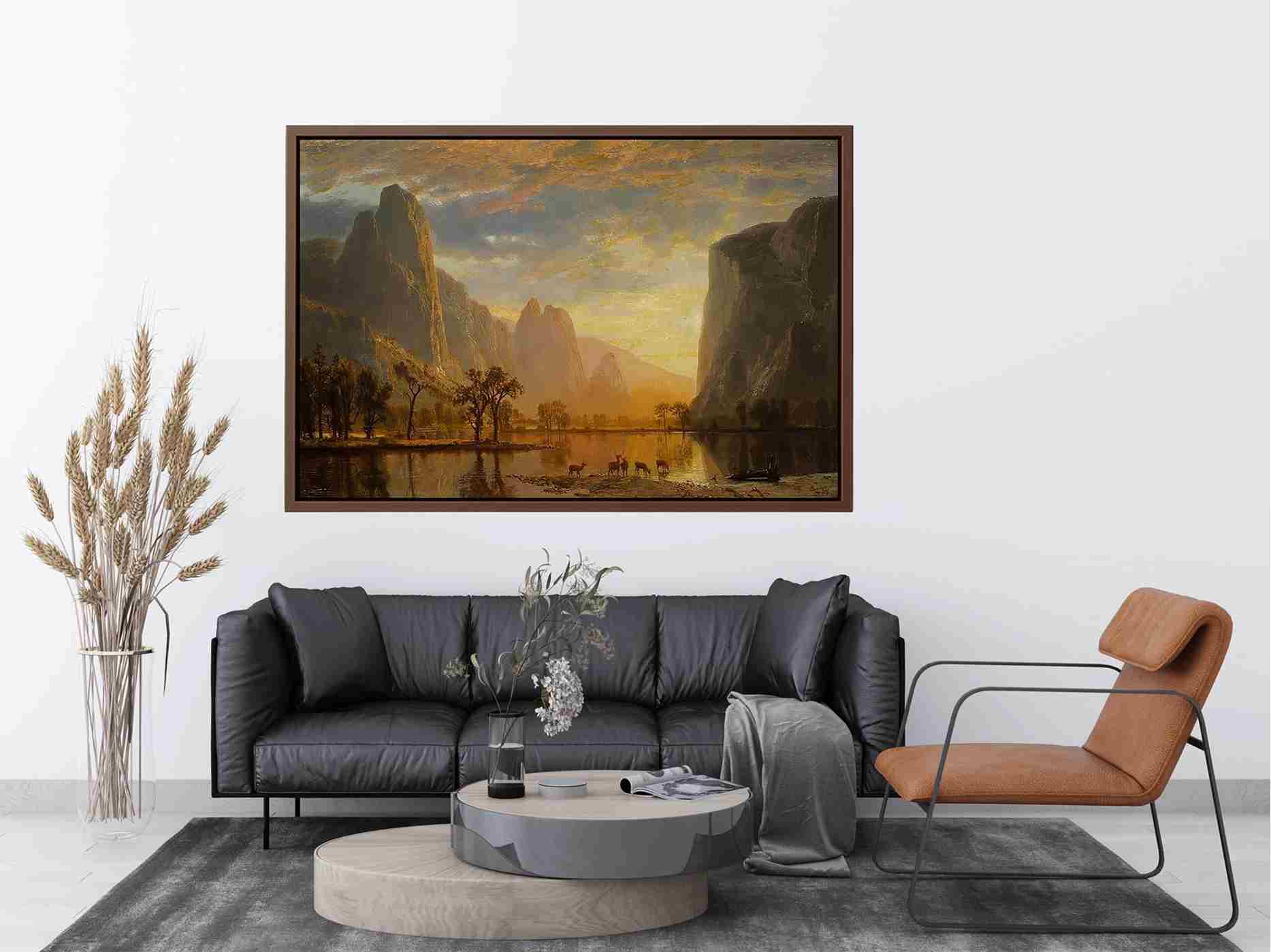 Valley of the Yosemite 1864 by Albert Bierstadt Painting