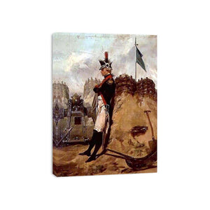 Alexander Hamilton in the Uniform of the New York Artillery by Alonzo Chappel Painting