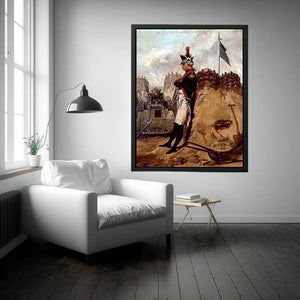 Alexander Hamilton in the Uniform of the New York Artillery by Alonzo Chappel Painting