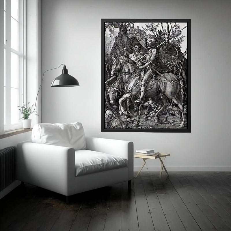 The Knight Death And The Devil by Albrecht Durer
Painting