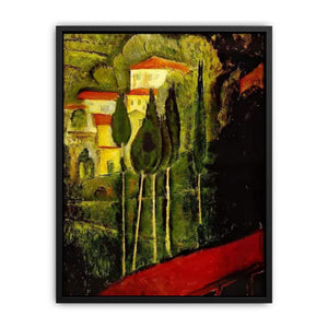 Paesaggio del Midi Canvas Print
