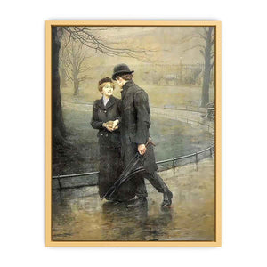 Garden of Eden by Briton Rivière Streched canvas