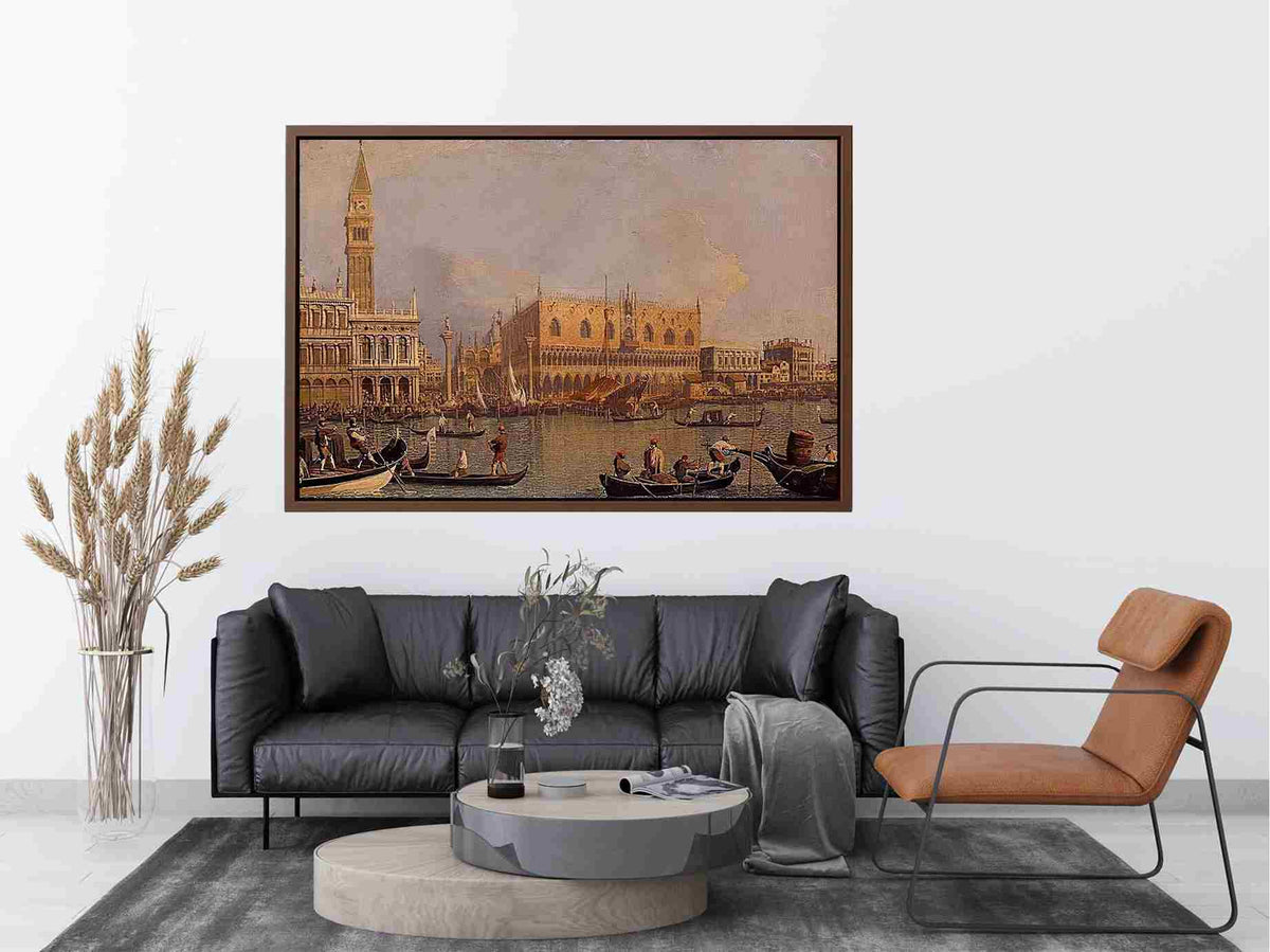 Ducal Palace, Venice, c.1755 by (Giovanni Antonio Canal) Canaletto Painting