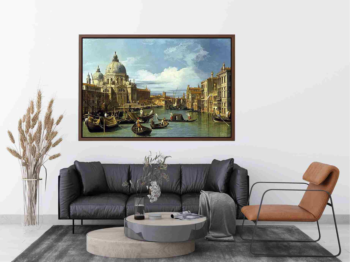 The Entrance to the Grand Canal, Venice, c.1730 by (Giovanni Antonio Canal) Canaletto Painting