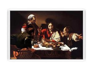 Supper at Emmaus 1601-02 Framed Print