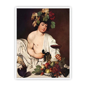Bacchus by Caravaggio Framed Print