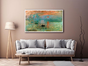 Impression Sunrise by Monet Painting