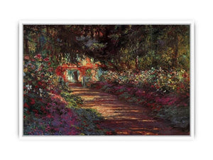 The Flowered Garden Framed Print