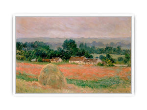 A Haystack Framed Print