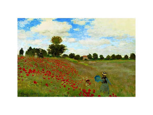 Poppies At Argenteuil by Claude Monet
