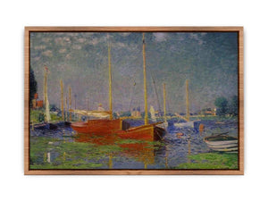 The Red Boats, Argenteuil Poster