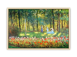 The Artists Family In The Garden Art Print