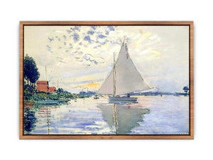 Sailboat At Le Petit Gennevilliers Poster