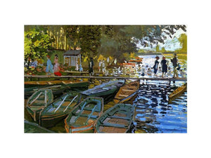 Bathing at la Grenouilliere 1869 by Claude Monet