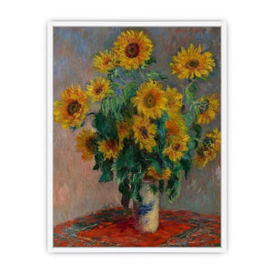 Bouquet Of Sunflowers Framed Print
